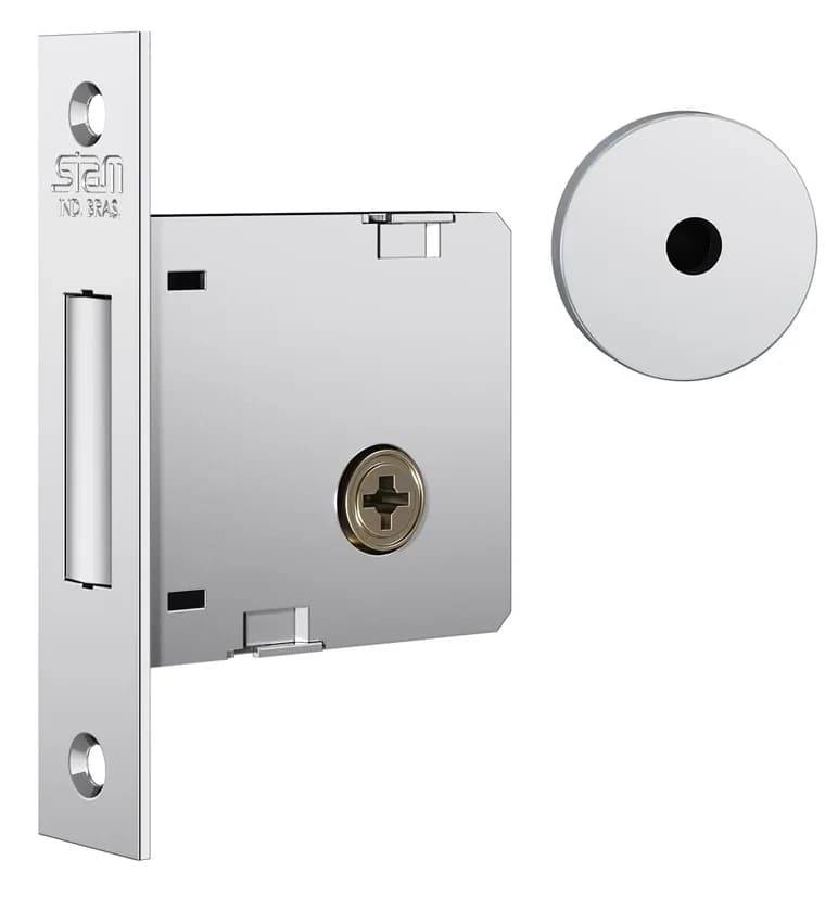 FECHADURA STAM 1004 ROSETA REDONDA