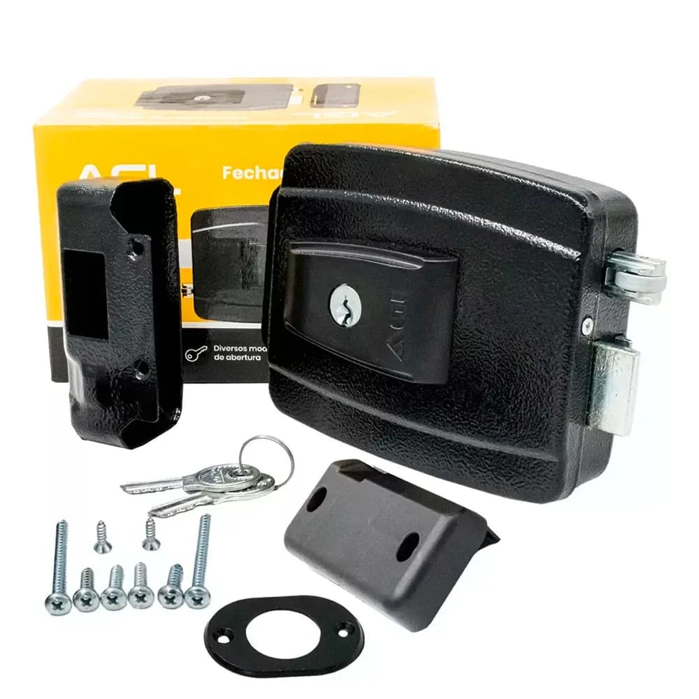Fechadura elétrica de sobrepor 12 V