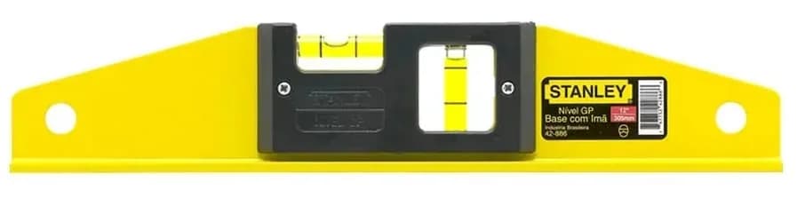 NÍVEL DE ALUMÍNIO BASE MAGNÉTICA 12" STANLEY